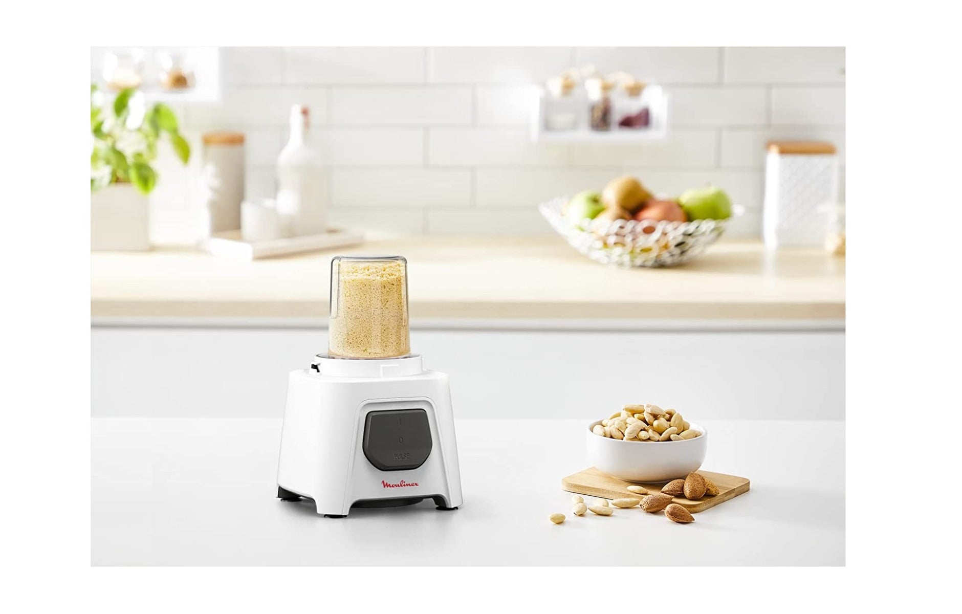 Moulinex Blendeo+ Blender 450 W – 1.5 L Jar, Ice-Crush Technology, Plus Grinder & Chopper Accessories Moulinex Blendeo+ Blender 450 W – 1.5 L Jar, Ice-Crush Technology, Plus Grinder & Chopper Accessories